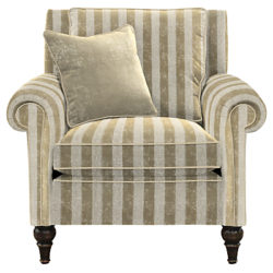 Duresta Kingsley Armchair Scirocco Stripe Champagne